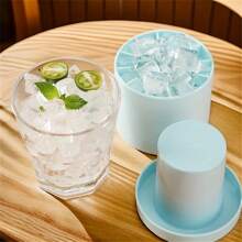 1pc Easy-To-Release Silicone Ice Tray Makes Perfectly Shaped Ice Cubes - Holds Up To 40-60 Ice Cubes! Kitchen Supplies