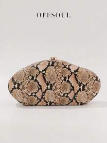 新款时尚欧美风格金属雕塑手包，优雅女士派对手拿包，金属链条单肩包/斜挎包