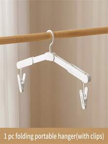 1/2 Pcs Portable Retractable Travel Drying Rack - Non-Perforated Retractable Hanger, Lightweight And Durable Plastic, Suitable For Home, Hotel, Dormitory, Business Trip - Space-Saving Indoor Drying Rack, Dormitory Essentials, Stylish Design, Non-Perforated Installation - Multicolor - View 6