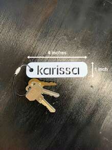 Custom 3D Printed Personalized Keychain - Custom Gift Keychain - Back To School Gift - School Bag - School Bag Label - - Small Gift - Back To School Gift For Boys