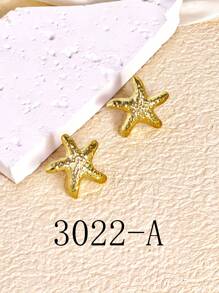 2pcs-10pcs/Set Seashell, Starfish, Bowknot Stud Earrings Set, Summer Ocean Style Earrings, Suitable As Gifts For Family And Friends, Beach Vacation, Holiday Blessings, Women's Daily Accessories