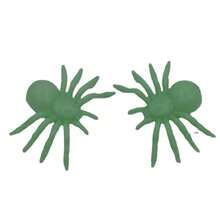 1pc Halloween Decoration Glow-In-The-Dark Green Spider, Horror Design Prop For Halloween Party, Haunted House - Multicolor - View 5