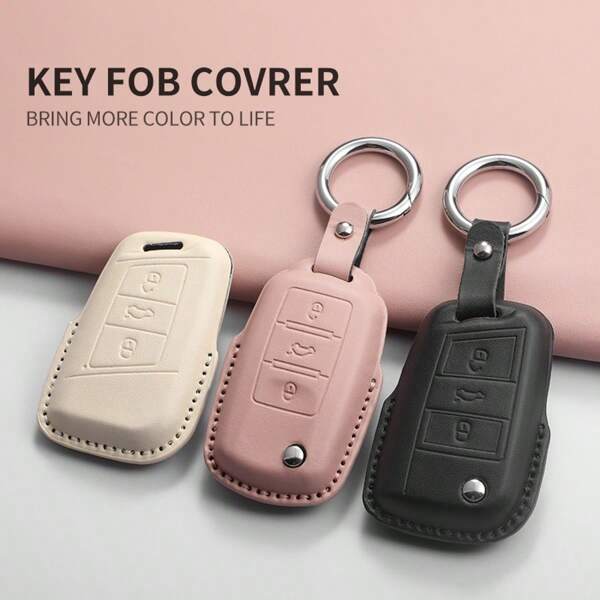 Car Key Cover For Golf 8 Lingdu ID.4 ID.3 ID.4 ID.6 Vehicles Cute Key Case Keychain Key Holder Card Holder Protective Cover Auto Accessories For Women Money Wallet Mini Wallet Purse Wallet