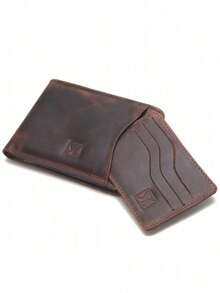 Carteira Masculina Grande Couro Elegante Porta Cartões Porta Documentos - Chocolate - Visão 5