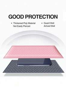 10 件粉色气泡邮件袋、加垫气泡信封、防水信封、气泡包装邮寄广告、多用途包装袋、防水加垫自封缓冲邮件袋、加垫不透明运输用品，适用于珠宝化妆品、运输、邮寄、家居、圣诞节和万圣节礼品包装袋、圣诞节母亲节毕业典礼 - 淺粉色 - 查看 5