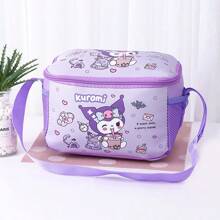 Sanrio 1 szt. Sanrio Lunch Bag Lunch Box Bag Lunch Bag Student Insulation Bag Cartoon Cute Design Duża pojemność Torba do przechowywania Może być przenośna i pochylona z tyłu Lunch Bag PU Materiał Student Powrót do szkoły Przybory odpowiednie do biura piknik na świeżym powietrzu szkoła prezenty urodzinowe prezenty świąteczne.