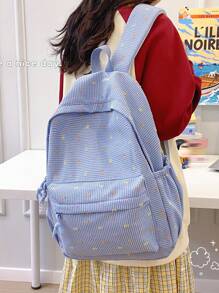 可爱卡通女式背包适合青少年、高中生、大学生、毕业生、背包、返校、毕业季、学生礼物。入学必备