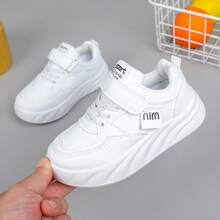 Tenis Escolares Blancos Unisex con Doble Cierre Autoadherente - Blanco - Ver 5