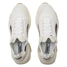 Puma Zapatillas deportivas ligeras y amortiguadoras de estilo casual Rider Elite para hombres y mujeres, 402922-06 - Azúcar de almendras blancas y negras cálidas - Ver 3