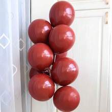 Bộ 116 bóng bay cao su màu đỏ, thích hợp cho đám cưới, sinh nhật, tiệc chia tay cuộc sống độc thân, kỷ niệm, tốt nghiệp, lễ hội hóa trang, lễ rửa tội, tiệc hồ bơi, tiệc chủ đề mùa hè, trang trí phòng khách, trang trí phông nền tiệc - Đỏ - Xem 9