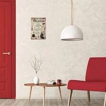 Vintage "A Witch's Kitchen Blessing" Metal Wall Plaque - 8x12 Inch Iron Decor, Rustic Style For Home, Living Room, Garden - Durable, High-Quality Iron With Witchcraft Symbols And Spells - Ideal Holiday Gift, Witchy Home Decor - 1 cái - Xem 7