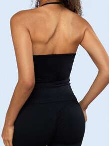 Yefecy 3 PCS New Impact Sports Yoga Vest Women's Fitness Yoga Top Gym Clothes Workout Backless Scrunch Built-In Bra With Cups Tops - Multicolor - View 3