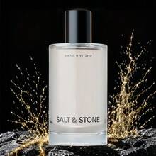 Salt & Stone Body Mist, Santal & Vetiver Scent, Skincare Infused Perfume Hair & Body Spray For Women And Men 3.4Oz 100ml Perfect For Romantic Occasions,Valentine's Day, Birthday, Or Halloween Gifts - 濃烈香調 - 查看 1