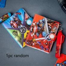 Disney 1/2 buc Caiet cu desene animate Disney, Caiet pentru studenți, Caiet Marvel Set cu pix, Papetărie cu pandantiv, Carte de materiale, Blocnotes, Papetărie școlară, Premii pentru studenți, Blocnotes pentru petreceri, Rechizite de papetărie școlară, Specific biroului, Pix pentru examen