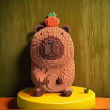 12153 件巨型水豚积木 - 挑战性动物系列建筑套装，创意模型套件，ABS 拼图砖工艺，适合万圣节/感恩节/母亲节/圣诞节礼物 - 彩色 - 查看 7