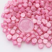 100 件/袋红色系列蜡封珠，八角形，用于信封密封、婚礼请柬、礼品包装 - 彩色 - 查看 18