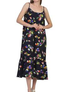 Azul marino moderno floral Sp015