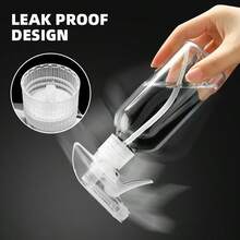 Spray Bottle Multifunctional Reusable Watering Can Can Be Used For Cleaning, Gardening, Hair Salon, Beauty, Bathroom Cleaning, Dispensing Bottle, Clear Color, 250ml Spray Bottle - 無色 - 查看 3