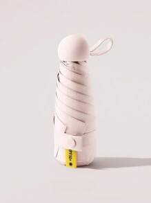Compact UV-Blocking Mini Umbrella, Capsule Design - Portable & Durable, 6-Rib Fiberglass Structure, Manual Open, Includes Protective Vinyl Case - Ideal For Travel & Unpredictable Weather, Windproof & Rainy Gear | Cute Umbrella Design | Suitable For Travel, Small Umbrella, Pocket Umbrella, Mini Umbrella, Waterproof, UV-Protection, Multipurpose Umbrella, Portable Travel Umbrella
