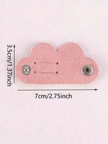 3/6/8pcs Mixed Color Heart Shaped Cord Organizer, Earphones Headphones Cable Winder Organizer, PU Leather Cable Organizer, Heart Shaped PU Leather Cable Ties, Button Design, Waterproof, Lightweight, Large Capacity Portable Accessory, Travel Essentials, Perfectly Compatible With Mobile Data Cables And Headphone Cables