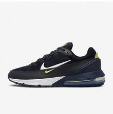 Nike 男款 Air Max Pulse 經典舒適 低筒 休閒跑步鞋 - 黑綠色 - 查看 2
