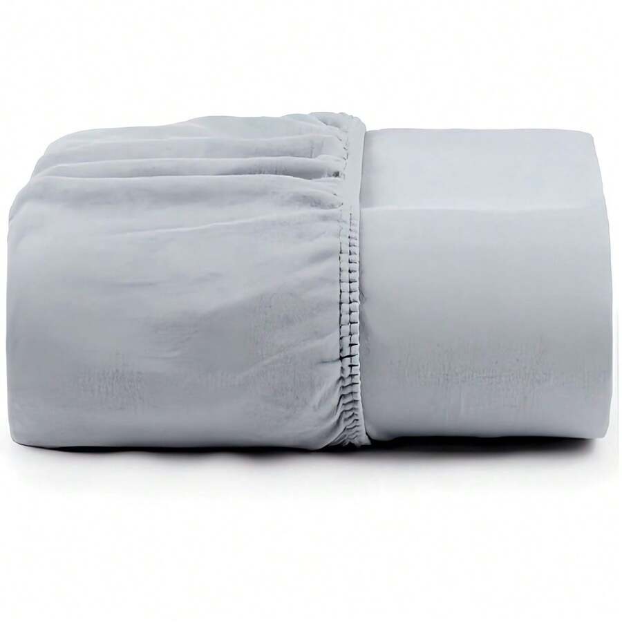 Fitted Sheet With Elastic For Box Bed 200 Thread Count 100% Cotton Single Double Queen King