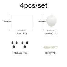 加大尺寸可爱恐怖鬼魂挂饰，适用于万圣节派对背景、酒吧聚会、狂欢之夜 - 彩色 - 查看 8
