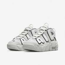 Nike 兒童休閒鞋新款皮蓬AIR MORE UPTEMPO氣墊鞋緩震 - 白色 - 查看 2