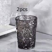1pc Glacier Texture Attractive Couple Transparent Gargle Cup Tooth Brushing Cup Back To School