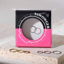 SAWOWGER 18G CZ 密镶铰链鼻环/闪亮鼻孔环/金色铰链鼻环/鼻中隔环/耳轮/海螺耳环/1.0*6/8/10/12mm