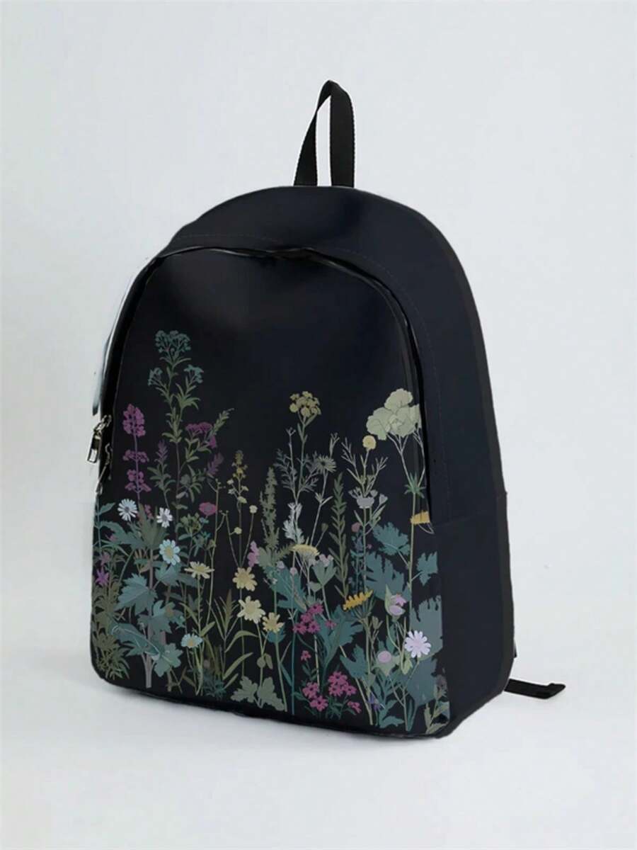 New College Backpack With High Capacity For Men And Women, Laptop School Bag For Women, Cute Travel Bag For Girls, Cool - 黑色 - 查看 1