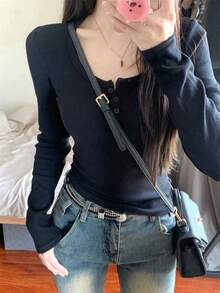 Women Tops - Black - View 4