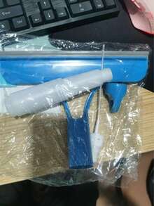 [ثلاثي الوظائف] قطعة واحدة منظف زجاج متعدد الاستخدامات بوظيفة رش، أداة لتنظيف النوافذ اليدوية والبلاط والزجاج الأمامي والمرايا، مناسبة للمنزل والحمام - فرشاة مسح الزجاج - متعدد الألوان - مشاهدة 9