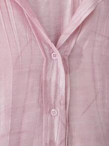 HZXVIC Damen Neuer Herbst Batik Lässig Urlaubs-Set mit Hemd mit Kragen und Tunnelzug Taille und Hose mit hoher Taille