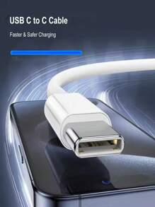 Type-C To Type-C Multi-Color Fast Charging Cable, High-Speed Charging, Compatible With Various Type-C Devices
