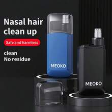 A Men's And Women's Ear And Nose Hair Trimming Scissors, Electric Nose Hair Trimmer, Rechargeable Eyebrow Shaping Nose Scraper, Nose Hair Trimming Scissors, Father's Day Gift