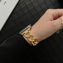 1 peça Pulseira de Reposição Metálica Compatível 38mm/40mm/41mm/42mm/44mm/45mm/49mm/46mm para , Pulseira com Estilo de Joias Brilhante Adequada para Séries 9/8/7/6/5/4/3/2/1, Mulheres