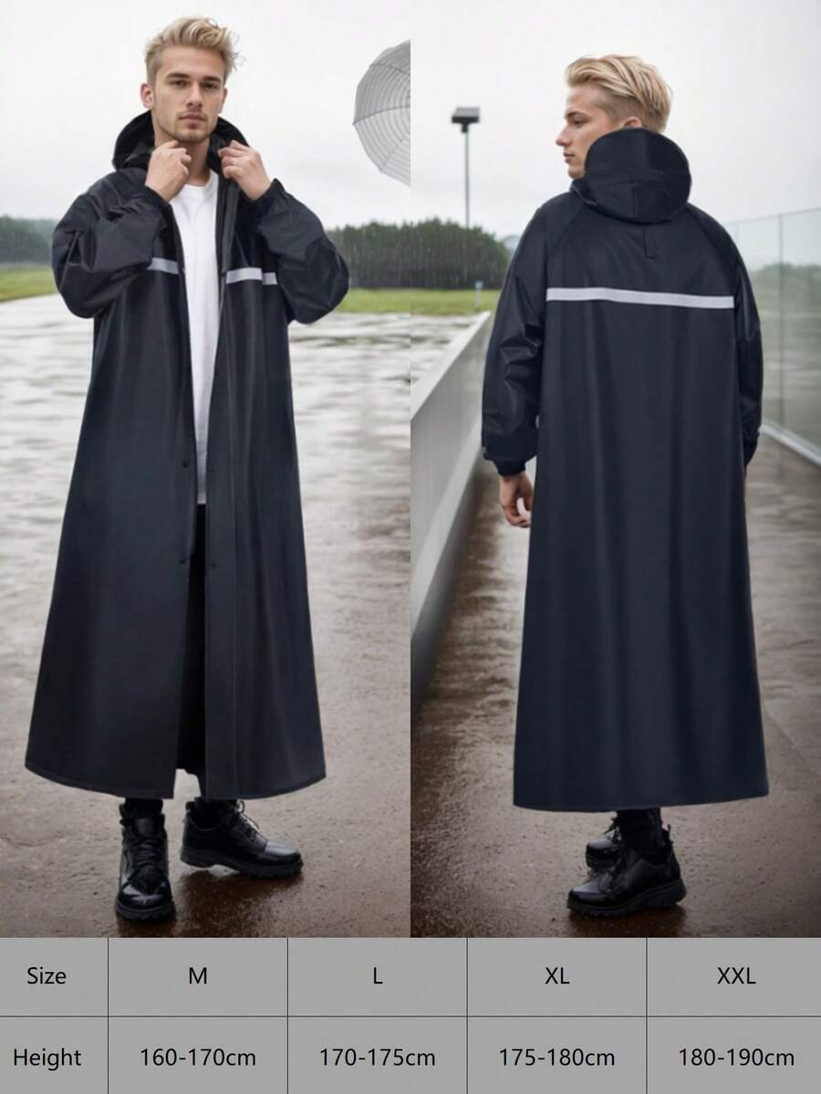时尚男士雨衣，加厚雨衣，男士雨披，多功能雨衣，防水雨衣，适合徒步、登山、旅行、骑行等户外活动，保暖雨衣，闺蜜节、宠物、嘉年华