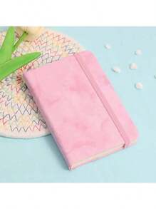 1 Compact A6 Pocket Notebook - 200 Lined Pages, Matte Finish, Multi-Color Portable Mini Diary Notebook With Zipper Closure, Convenient For Taking Notes On The Go, Mini Notepad,School Supplies,Back To School