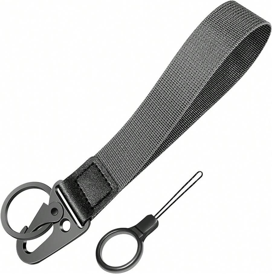 Universal Wrist Key Lanyard| Hands-Free Anti-Loss Strap, Adjustable & Unisex For Sports, Work & Outdoors - 灰色 - 查看 1