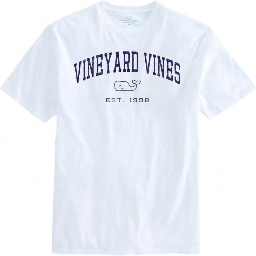 Vineyard Vines Men's Heritage Short-Sleeve Tee - White - View 1