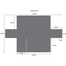 2/3/4 Seater L-Shaped Sofa Cover (1 Piece), Waterproof And Scratch Resistant, Suitable For Home And Office Use, Ideal For Families With Pets, Easy To Clean. - 淺灰色 - 查看 9