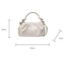 Slant Cross Shoulder Handbag, Fashionable And Simple Business Nordic Style Small Leather Bag, PU Leather - Multicolor - View 10