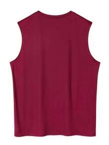 男士夏季海鸥印花圆领休闲背心