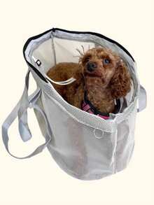 1pc Breathable Mesh Pet Backpack, Cat Carrier Backpack, Fashionable & Minimalist Small Pet Carrier Backpack - Multicolor - View 6