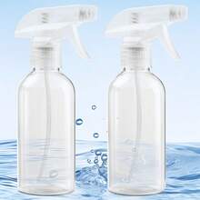 Spray Bottle Multifunctional Reusable Watering Can Can Be Used For Cleaning, Gardening, Hair Salon, Beauty, Bathroom Cleaning, Dispensing Bottle, Clear Color, 250ml Spray Bottle - 無色 - 查看 2