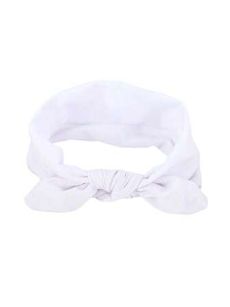 1 stuk brede konijnenoor hoofdband voor vrouwen, schattige, lieve meisjes effen kleur eenvoudige elastische strik haaraccessoires