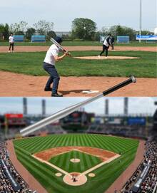 Tuggui Baseball Bat Steel 32 Inch With Carrying Bag - Silver - View 5