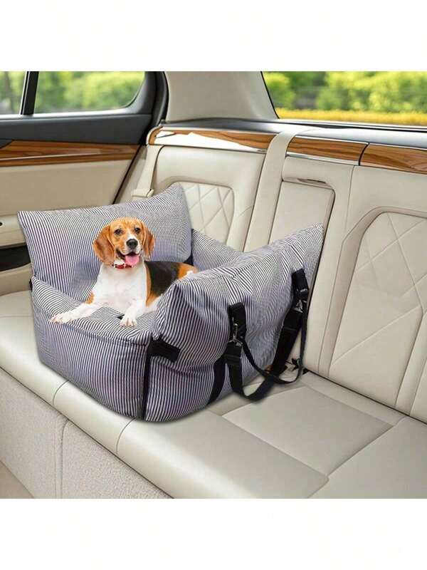 1Pc Pet Car Bed Dog Bed Can Be Disassembled And Washed. Rear Row Pets Go Out For Outdoor Travel. Car Bed Dog Bed