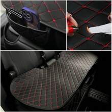 Car Rear Back Seat Universal Cover Pad Mat Chair Protector Cushion PU Leather - 彩色 - 查看 5